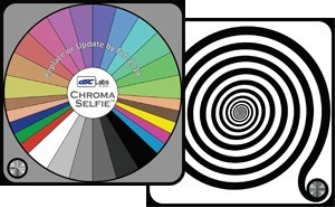 DSC Labs Cselfie ChromaSelfie 12 colors-4 SkinTones-6 high saturation colors-5 step Grayscale-Fiddle