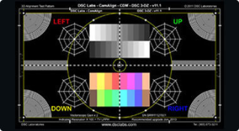 Billups Senior HD Test Chart f&#252;r VF/X, keying