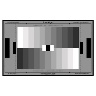 Graustufen (GS) HD Test Chart Maxi