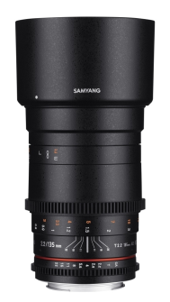 Samyang 135mm T2.2 ED UMC VDSLR (Canon) inklusive Zahnung f&#252;r den Followfocus