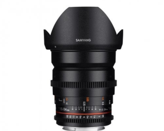 Samyang 24mm T1.5 Canon VDSLR II Video DSLR II / Formatabdeckung: Full Frame