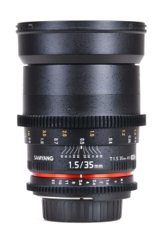Samyang  35mm T1.5 Nikon VDSLR II / DSLR II / Full Frame