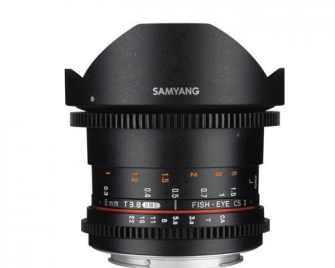 Samyang  8mm T3.8 CSII Canon EF VDSLR II / DSLR II / APS-C