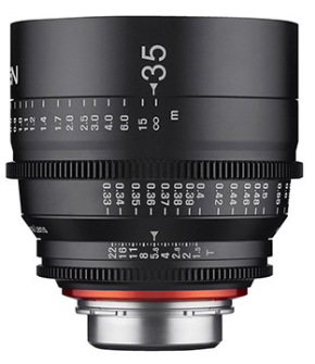Samyang XEEN 35mm T1.5 FF Cine Canon / Formatabdeckung: Full Frame