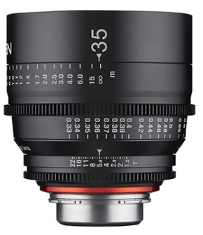 Samyang XEEN 35mm T1.5 FF Cine Sony E-Mount / Formatabdeckung: Full Frame