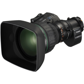 Canon KJ22ex7.6B IASE 2/3&quot; HDgc Tele lens including 2x ext. focus motor &amp; e-digital drive unit w/enc