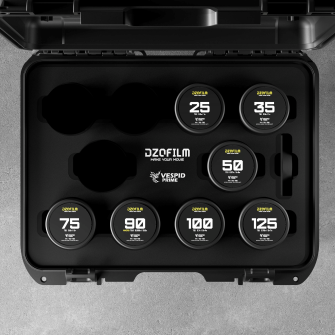 DZOFILM Vespid Prime 7-Lens Kit (25/35/50/75/100/125 T2.1 + Macro 90 T2.8) metric