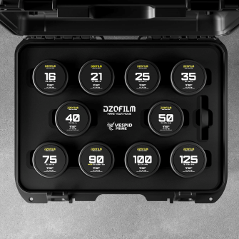 DZOFILM Vespid Prime 10-lens Kit_PL&amp;EF mount(16mm,21,25,35,40,50,75,100,125T2.1+Macro 90mm T2.8 )