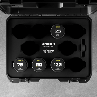 DZOFILM Vespid Prime 4-Lens Kit (25/75/100  T2.1 + Macro 90 T2.8) metric