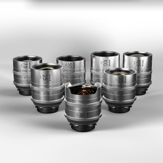 DZOFILM Vespid Retro 7-lens Kit (16, 25, 35, 50, 75, 100,125mm) with hard case (PL mount with EF bay