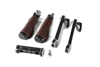 Wooden Camera - Rosette Handle Kit (Brown Leather)