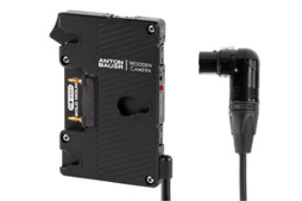 Wooden Camera Pro Gold Mount (4pin XLR Right Angle)
