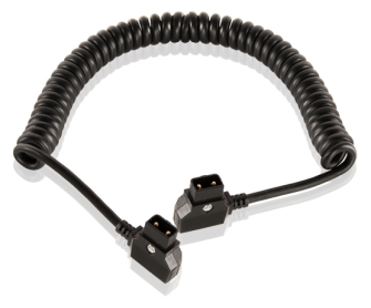 Shape 20&quot; COILED CABLE VDC D-TAP TO D-TAP