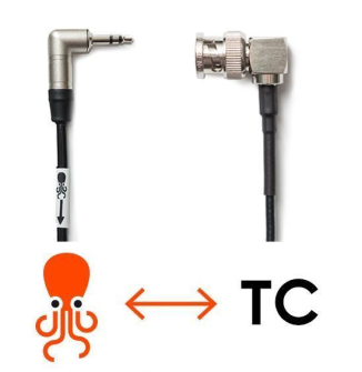 Tentacle to 90&#176; BNC – Timecode Cable
