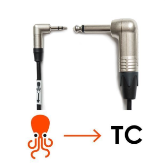 Tentacle to 6.3 mm Jack 90&#176; – Timecode Cable
