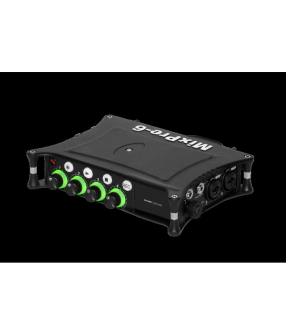 Sound Devices MixPre-6 II  - 4 XLR/TRS Combo input 8-track audio recorder, 32bit float recording,192