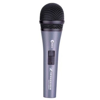 Sennheiser e 825-S Gesangsmikrofon, dynamisch, Niere, 3polig XLR-M, anthrazit, inklusive Klammer und