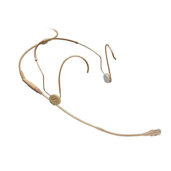 Sennheiser HSP 4-ew-3 Nackenb&#252;gelmikrofon, Niere, Anschlusskabel, 1,6 m, 3,5 mm ew-Klinke, beige