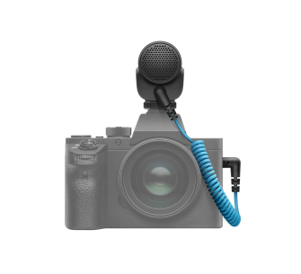 Sennheiser MKE 200 Kompaktes Kamera-Mikrofon mit Supernierencharakteristik mit integriertem Windschu
