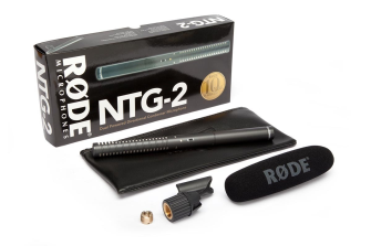 RODE NTG2 - Richtrohr-Kondensatormikrofon, inkl. Halterung