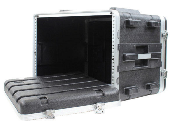 Flightcase 8HE. 19&quot; Rack mit 8 H&#246;heneinheiten