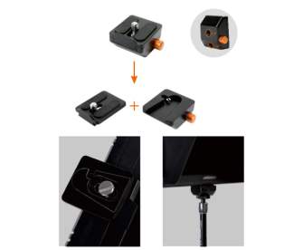 E-IMAGE APM-03 QUICK ADAPTER  WITH QUICK RELEASE PLATE