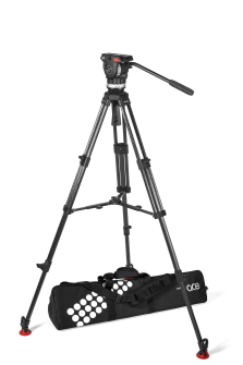 Sachtler System Ace XL MS CF Ace XL Fluidkopf (S2150-0004) + Stativ Ace 75/2 CF + Mittelspinne 75 (S