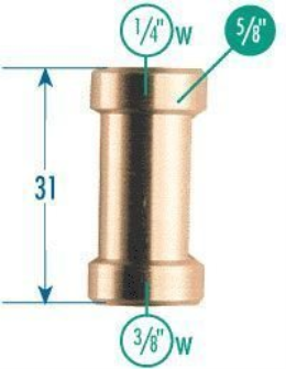 Manfrotto Adapter Spigot 1/4&quot; 3/8&quot;