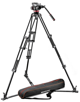 Manfrotto Alu Dopp Videost. Fluid Neiger