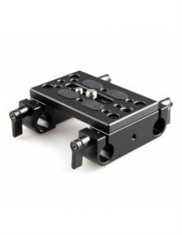 SmallRig Bottom Mount Plate with Dual 15mm Rod Clamp 1775