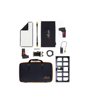 Aladdin BI-FABRIC 4 Kit (200W Bi-Color) w/ V-Mount and Kit Case