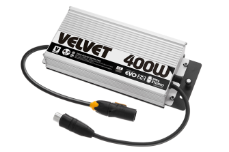 Velvet 400W weatherproof AC power supply + mount + power cable for EVO 2x2 IP54