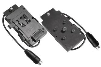 Velvet MINI and EVO 1 Vlock adapter plate XLR3 IP54