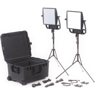 Litepanels Astra 6X + Astra Soft Traveler Duo V-Mount Kit