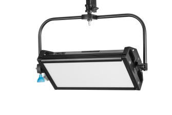 Litepanels Gemini 2x1 Soft Panel - EU - Pole Operated Yoke - Gemini 2x1 Soft Panel including pole op