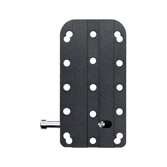 Ossium V-Mount Battery Cheese Plate w/ 2-Bolts / Rail and Slider Compatible / Bolts = 1&quot; on center