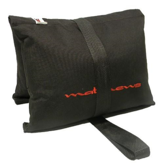 Matthews 6.8kg Sandsack (15lb sandbag) - Black Cordura - gef&#252;llt