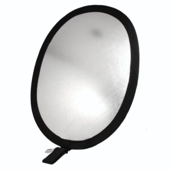 Avenger SILVER/WHITE 120CM OVAL REFLEC