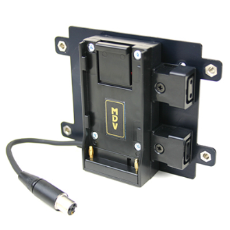Hawk-Woods DV-A12X  - TV Logic Monitor Adaptor  058W 2x Power-con - mini xlr