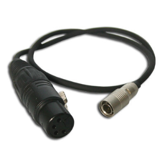 LA-7 Hirose 4-pin (male) — XLR 4-pin (female), 45cm length