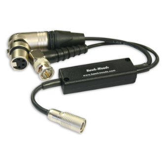 LA-86 Hirose/XLR 3-pin -Split power Audio Cable 20cm length Steadicam