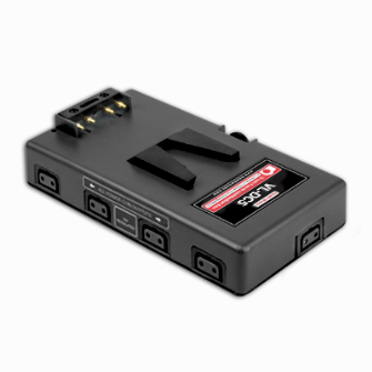 Hawk-Woods VL-DC5 - V-Lok 15mm Adaptor — 5x Power-Con Outputs