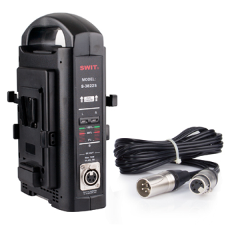 SWIT S-3822S | 2chx3A Fast Simultaneous Charger, adaptor out, V-mount