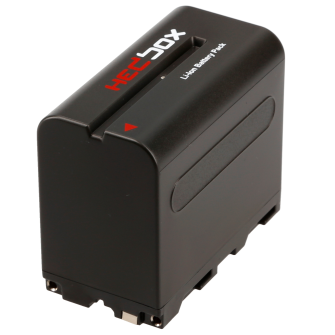 Hedbox RP-NPF970 | Li-Ion Battery 6600mAh, Compatible with Sony NP-F970 and, DCR-VX2100, DSR-PD150, 