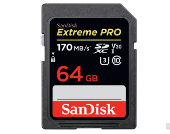 Sandisk ExtremePro 170MB/s SDXC 64GB