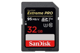 Sandisk ExtremePro 95MB/s SDHC 32GB