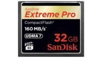 Sandisk ExtremePro 160MB/s CF 32GB