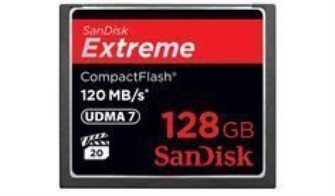 Sandisk 128GB Extreme 160MB/S CompactFlash READ/WRITE