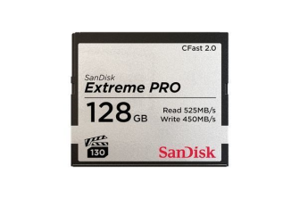 Sandisk CFast ExtremePro 525MB/s 128GB