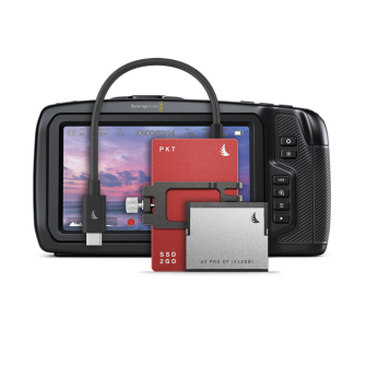 Angelbird Match Pack for Blackmagicdesign Pocket Cinema Camera 6K 1 TB SSD2go PKT Red | 512 GB CFast